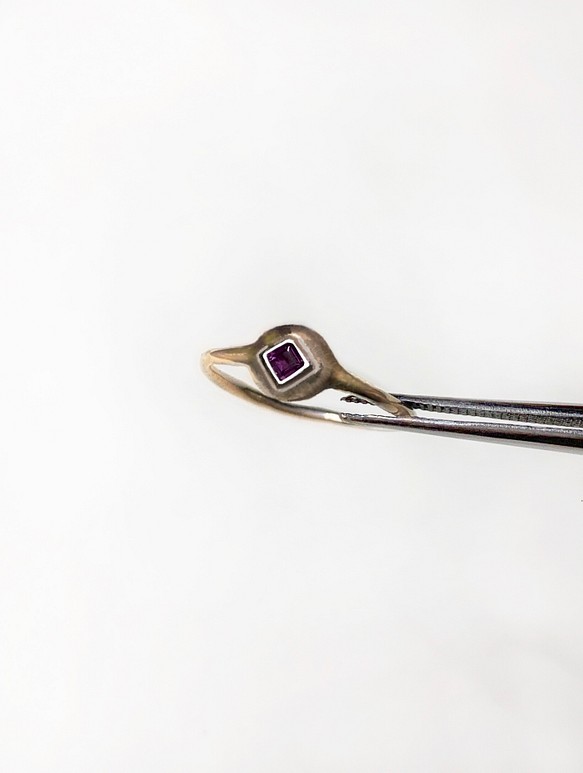 k18 Rhodolite Garnet リング/ 受注制作 指輪・リング H♡NYC 通販