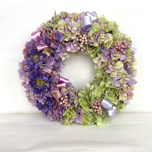 一点物】spirit wreath_gold_30cm アートフラワー 装花草庵 通販