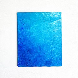 【零081】絵画  宇宙 青 空 海  抽象画 原画  インテリア 1枚目の画像