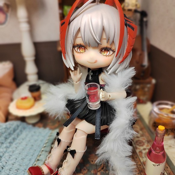 JANAYA ハンドメイド オビツ11 ob11服 帽子 ニット帽子 翌日発送