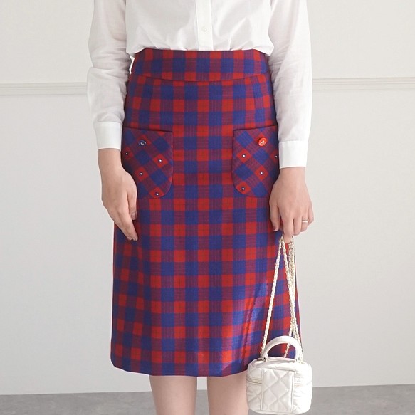 prada コレクションシャギースカート - ひざ丈スカート
