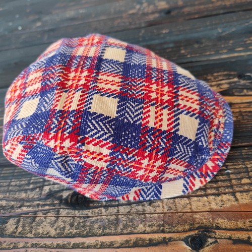 チェック柄(ベロア)ハンチング(Plaid(velor) hunting cap) ベレー帽