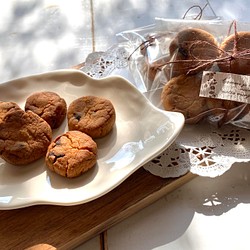 【低糖質&卵・乳・グルテンフリー】チョコチップクッキー 1枚目の画像