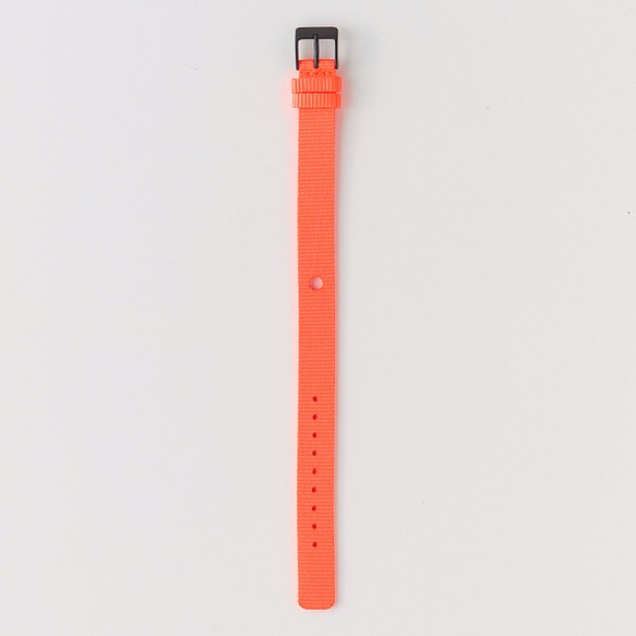 おもちゃから生まれた腕時計「YOT WATCH」　BELT 14mm Neon Orange 1枚目の画像