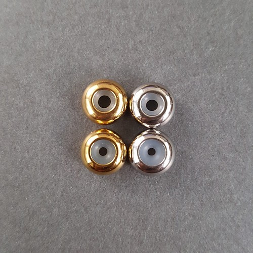 4pcs] 8mm x 4mm サージカル ステンレス スライドボール 金属