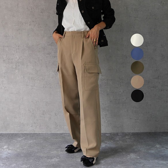 Etranze ꕤ 隨便穿就很摩登 工裝褲 工作褲 et5689 第1張的照片