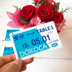 ぬんちゃん様専用　エスコートカード  ICカードデザイン 【DOKOCA】 1枚目の画像