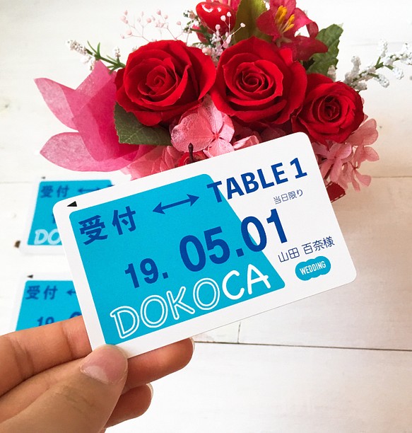 ぬんちゃん様専用　エスコートカード  ICカードデザイン 【DOKOCA】 1枚目の画像