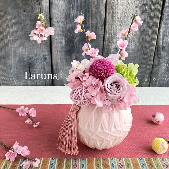 メーカー包装済 ハンドメイド❣️春のフラワーアレンジ桜の花❣️ llg-s.jp