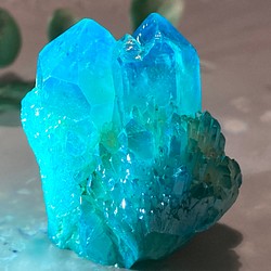 キャンドルクォーツ✨オーラ　水晶　ラフストーン　原石　クラスター