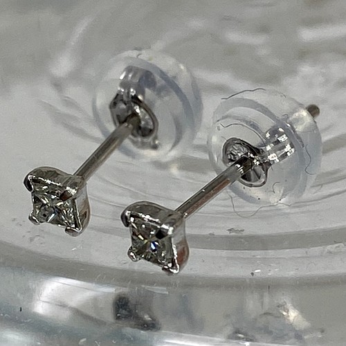 pt900 プラチナ 天然ダイヤモンド 0.08ct ピアス ピアス（スタッド・一