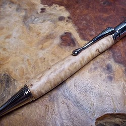マスールバーチのボールペン (G2規格　ジェットストリームＳＸＲ－600 使用可)   超希少材　 1枚目の画像