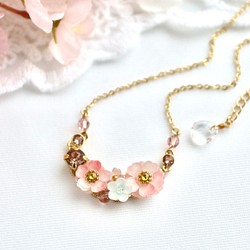桜の花束ネックレス 1枚目の画像