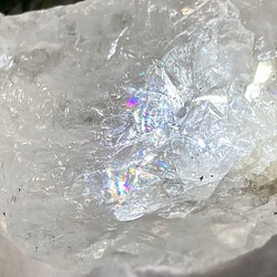 アーカンソー産✨ 万華鏡 かち割り水晶 ロック水晶 原石 クリスタル