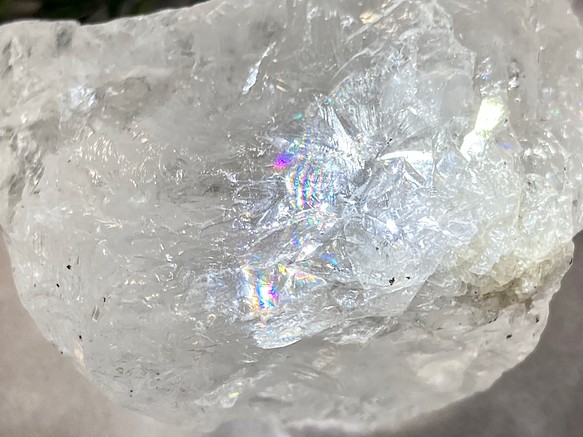 アーカンソー産✨　万華鏡　かち割り水晶　ロック水晶