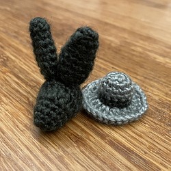 兔子髮飾 動物造型 髮圈 帽子形狀 第1張的照片