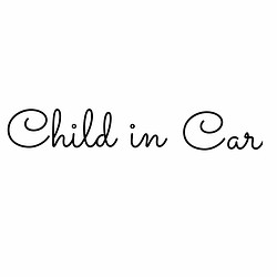 《車用》child in carステッカー 1枚目の画像