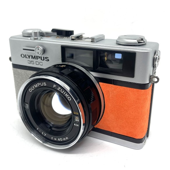 23-007 リメイクカメラ OLYMPUS 35DC（グレー・オレンジ）フィルム
