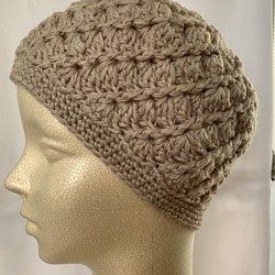 手編みの帽子 1枚目の画像