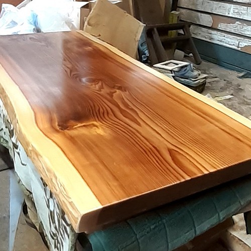 天板の素材木高級銘木　テーブル