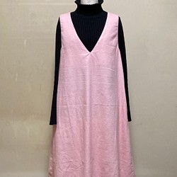 播州織・Aラインジャンパースカート 1枚目の画像