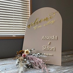 wedding welcome board 1枚目の画像