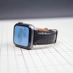 ✪ JLC 100％ハンドメイド✪   高級革Crocodile 時計ベルト レザーアップルウォッチバンド 工具付き 1枚目の画像