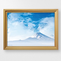 富士山02　A4他アートポスター 1枚目の画像