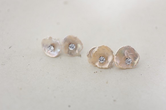 stainless　 pearl　pierce[kgf5106] 1枚目の画像