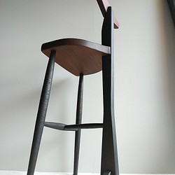 360℃美しいカウンターチェア　椅子・ハイスツール・スツール・欅 1枚目の画像