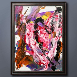 【Abstract Art】抽象画 モダン コンテンポラリー アクリル原画 現代アート インテリア壁掛け フルイドアート 1枚目の画像