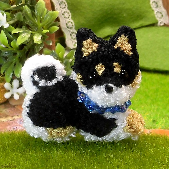 動物刺繍猫 うちの子刺繍 4cm オーダーメイド - 猫用品
