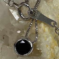 レッド系 pt900 pt850 天然ブラックダイヤモンド 0.27ct ペンダント