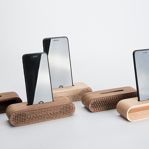 belaDESIGN ベラデザイン Wood Speaker-Rounded スマホスタンド