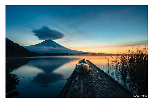 【A4写真用紙プリント（額縁なし）】世界遺産　富士山 1枚目の画像