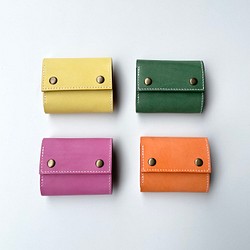 mini wallet 三つ折り財布 コンパクト財布 1枚目の画像