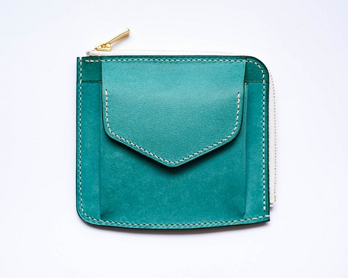 sottile mini wallet [ Turkey Blue ] ミニ財布 コンパクトウォレット