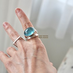 K10WG[人魚のaquamarine]ring 1枚目の画像