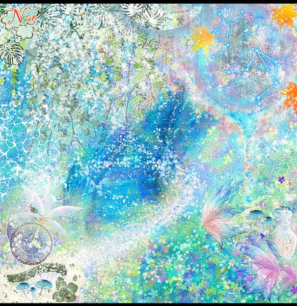 プリアモート　オリジナルアート作品　『時空間』 1枚目の画像