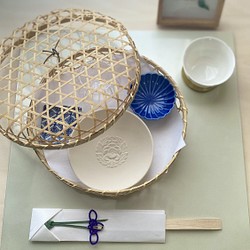 端午の節句　吉野杉天削箸と菖蒲の花の箸包み 1枚目の画像