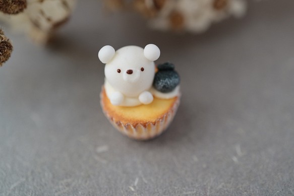 ミニチュアフード／クマのケーキ