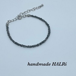 ブラックダイヤモンドブレスレット 3 ブレスレット handmade HALRi