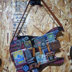 ストラト　ギター　時計　温度計　湿度計 1枚目の画像