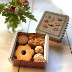 【低糖質&卵・乳・グルテンフリー】ミニ・クッキー缶 1枚目の画像