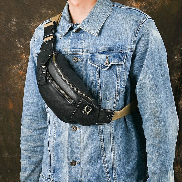 Retro Body Bag Everyday 腰包 #YB022 第1張的照片
