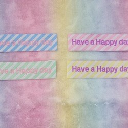 オリジナルタグ★Have a Happy day★5枚セット 1枚目の画像