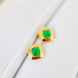 カクテルリング】ハロセット×ラウンドカット×ピンクゴールド ピアス