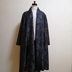 SOLD 着物リメイク フレアーコート 大島紬 | www.jarussi.com.br