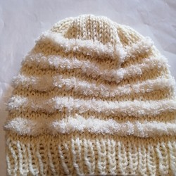 ハンドメイド　毛糸の帽子 1枚目の画像