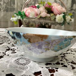 即納！桜・手毬・組紐のお茶碗❤︎ポーセラーツ 1枚目の画像
